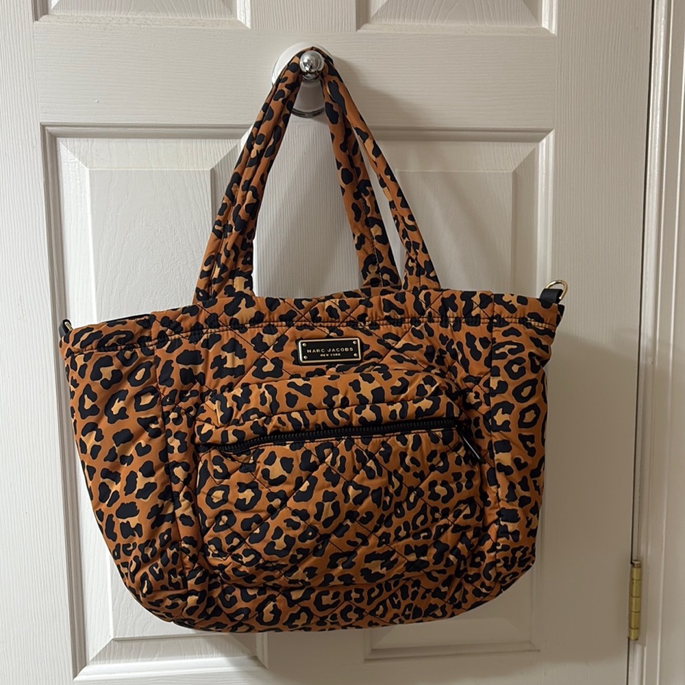 Marc Jacobs Leopard diaper bag